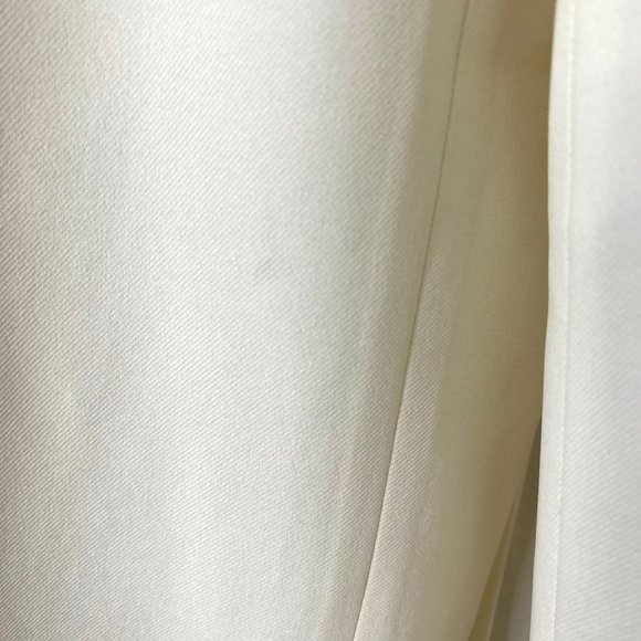 Vintage 70s Levis for Gals Off White Polyester High Rise Wide Leg Pants Size 12 - Picture 4 of 15